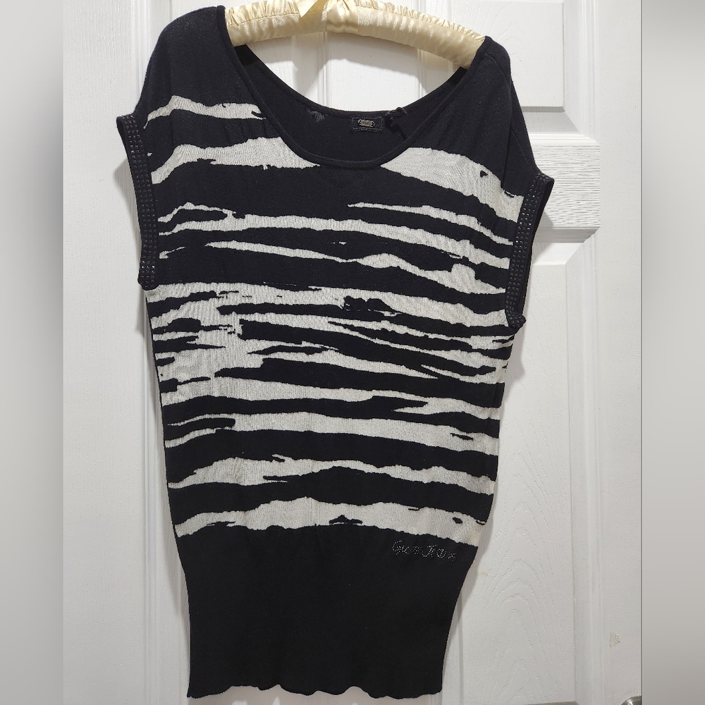 Guess Zebra Print Top